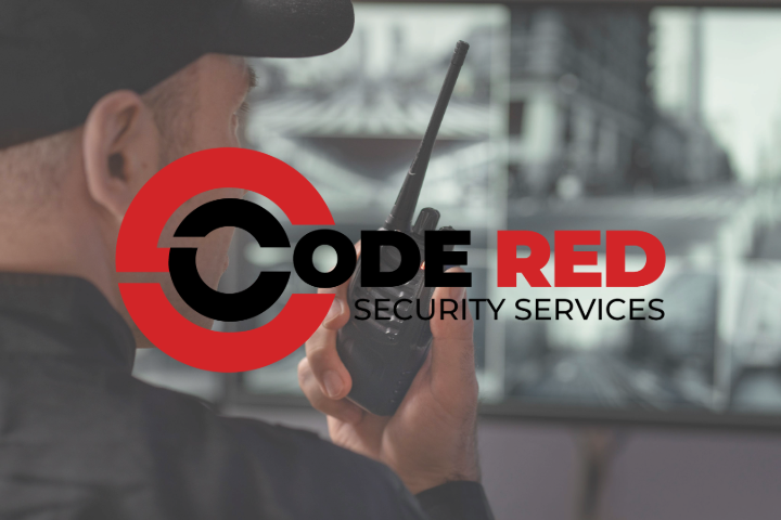 Code red security service logo design 1