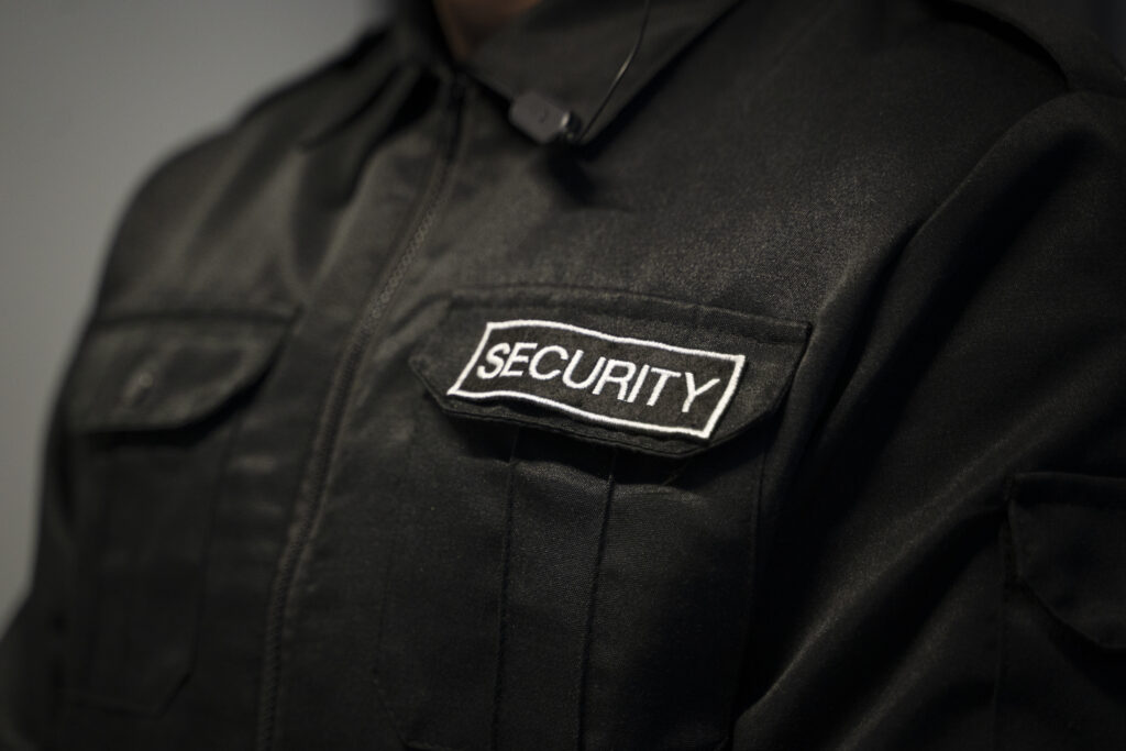 Event Organisation security guard workspace