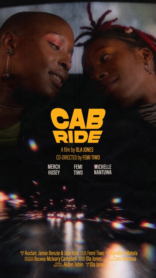 CAB RIDE POSTER.jpg Portrait poster for a short film called Cab Ride
